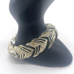 Coro Vintage Pegasus Elegant Silver Women's Bracelet